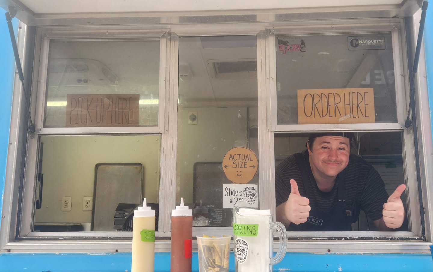 Here @oredockbrewing for lunch and dinner today!
Remember were parked right on Spring Street so come get your tacos ๐ฎ