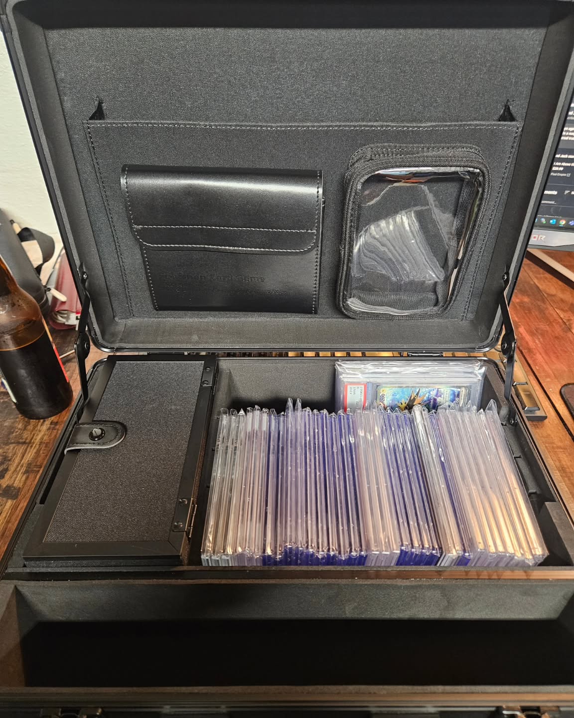 Turns out that Team Rocket briefcase is great for storing slabs! I'll still in the market for a slab case, but this will do for now! If you have any recommendations for safe slab storage let me know!
.
.
.
.
.
#teamrocket #pokemon #pokemorning #pokemontcg #pokemoncards #psacard #psaslab #psa #cgcgrading #cgccards