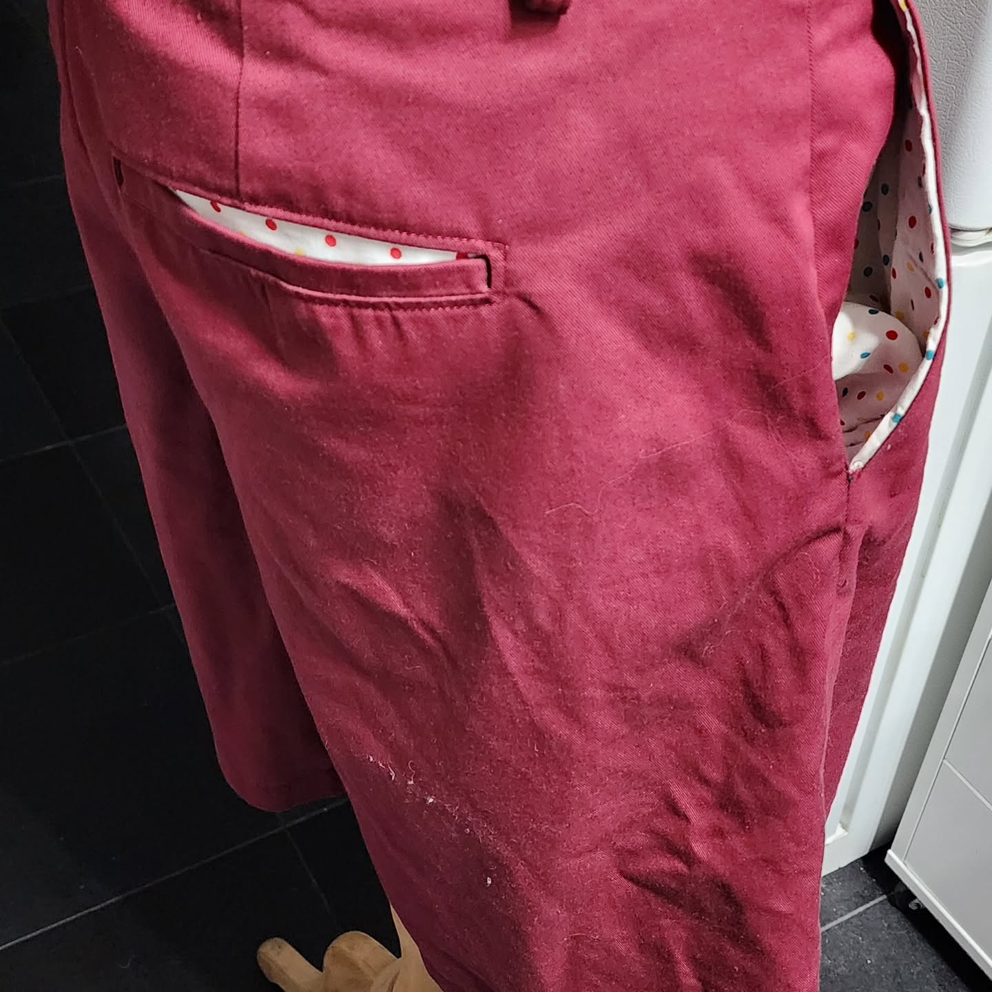 And finally, the fourth pair. A bit wrinkled as I already gave them a wear.