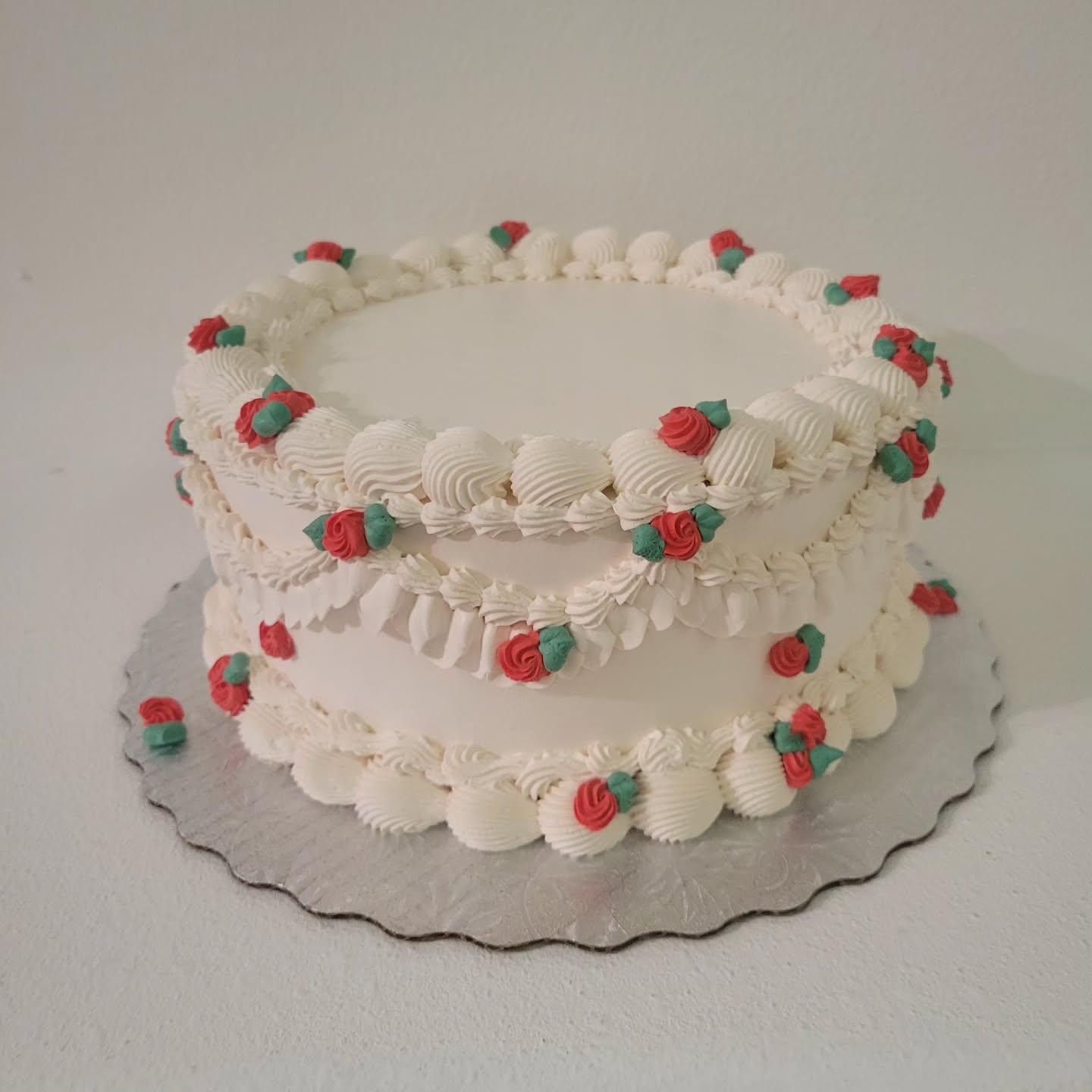 #vintagefloralcake