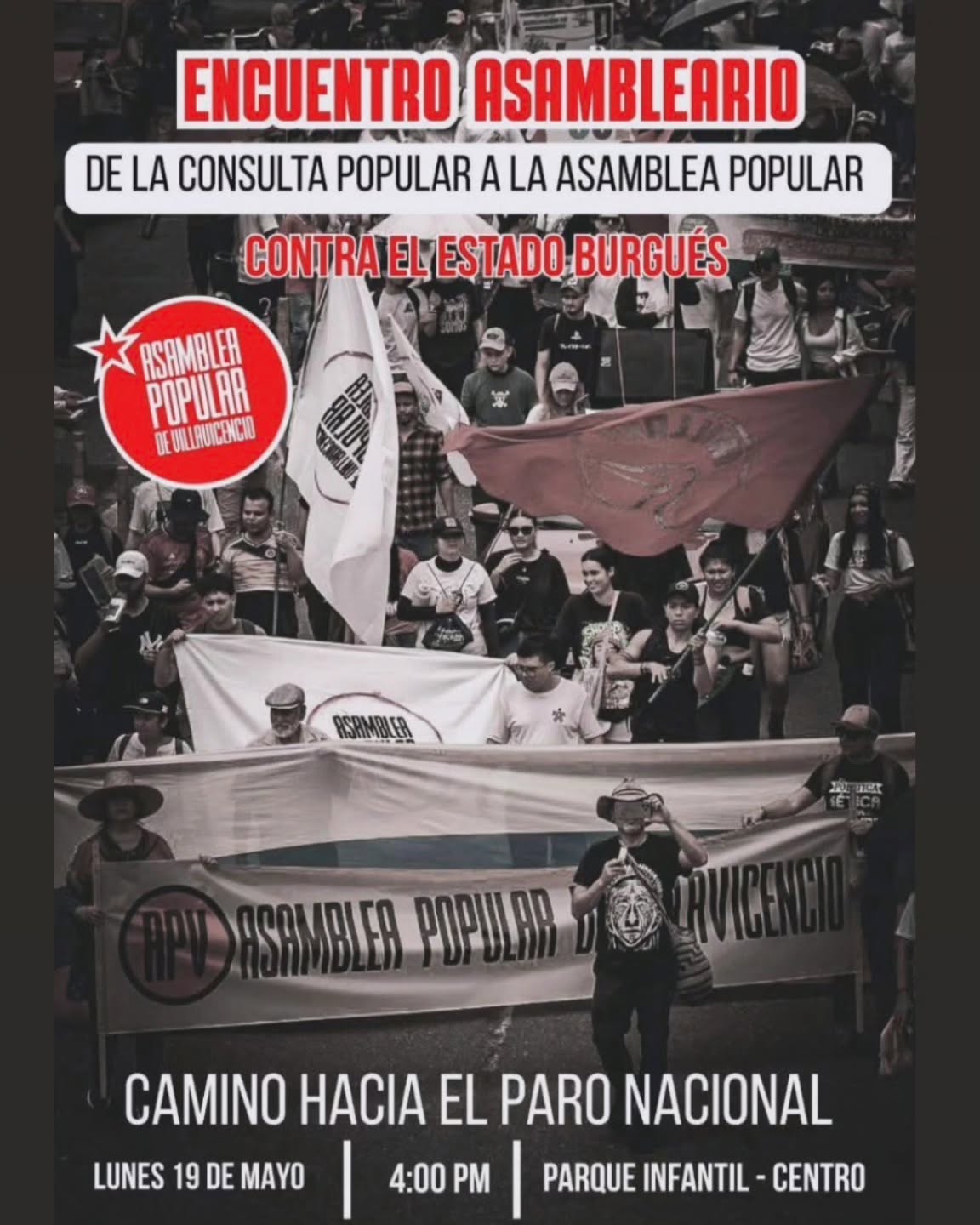 ¡Todos a la Asamblea popular Villavicencio!