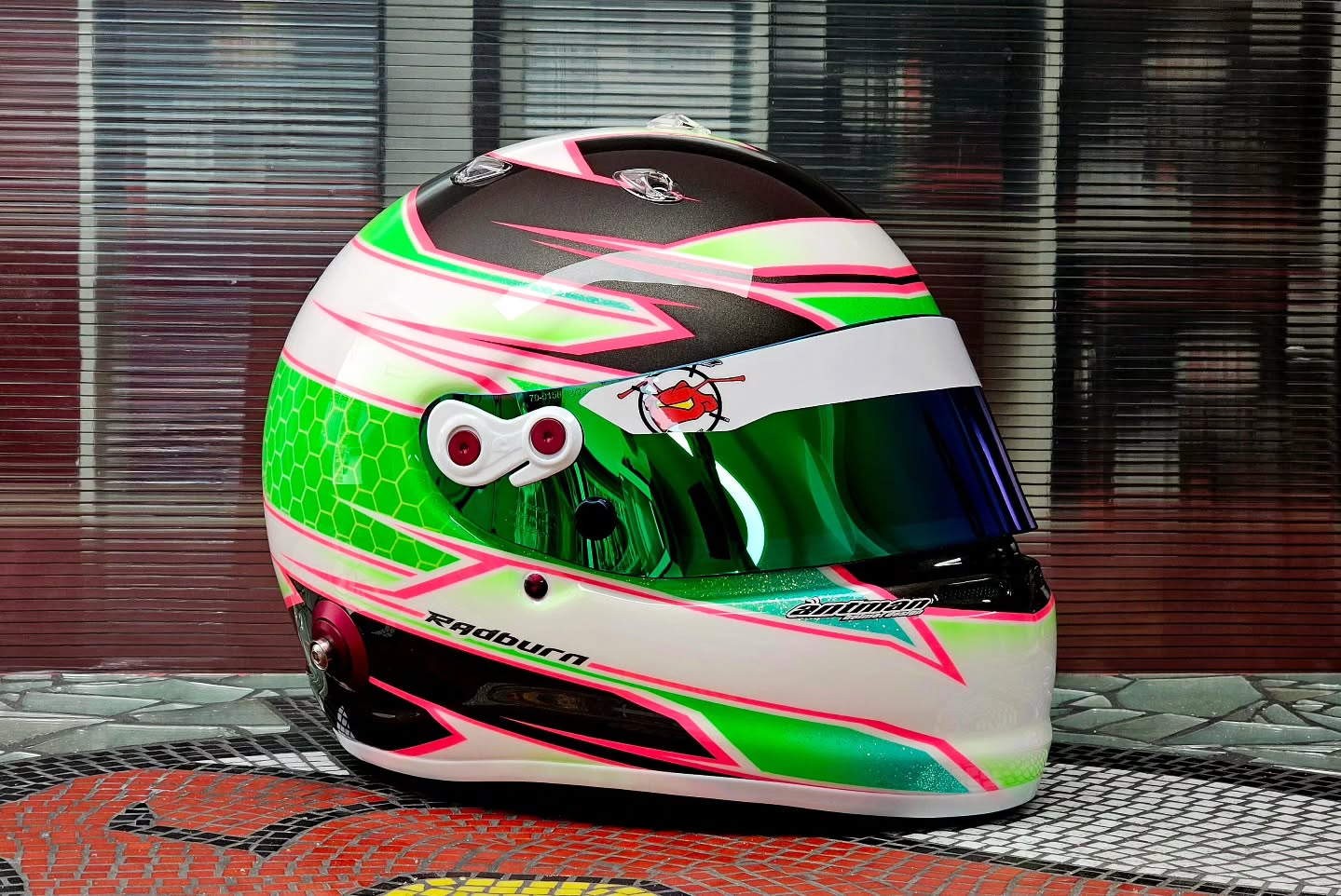 @imogen.radburn29 2025. Very talented young lady here. Best of luck with everything Imogen @antman_custom_trix @arai_australia_nz @msgd16