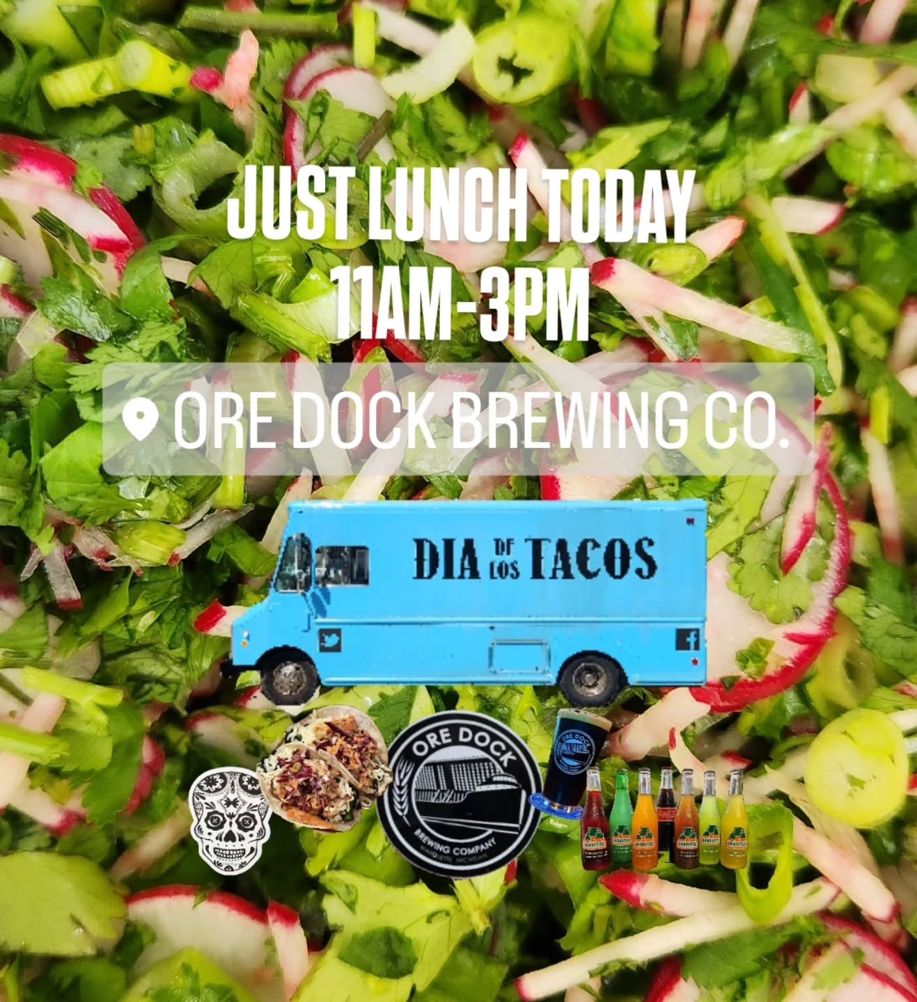 Were a little short staffed today, sorry for the inconvenience! Catch us for lunch today @oredockbrewing and we will see you back there tomorrow!