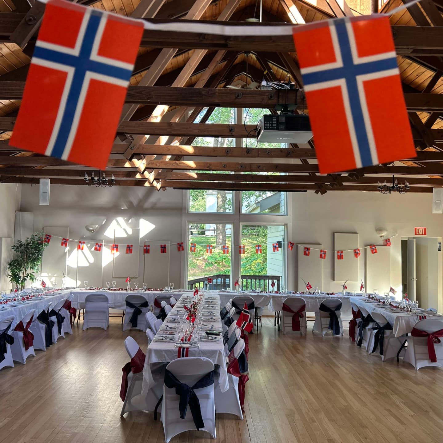 🇧🇻 17 mai in the box! 🇧🇻 Great party, delicious food! Lots of work setting up for 60 people! Next year we need more volunteers on the pynte team, thank you to Emir for being the muscle 💪! And Yasemin for all the prep! 😍