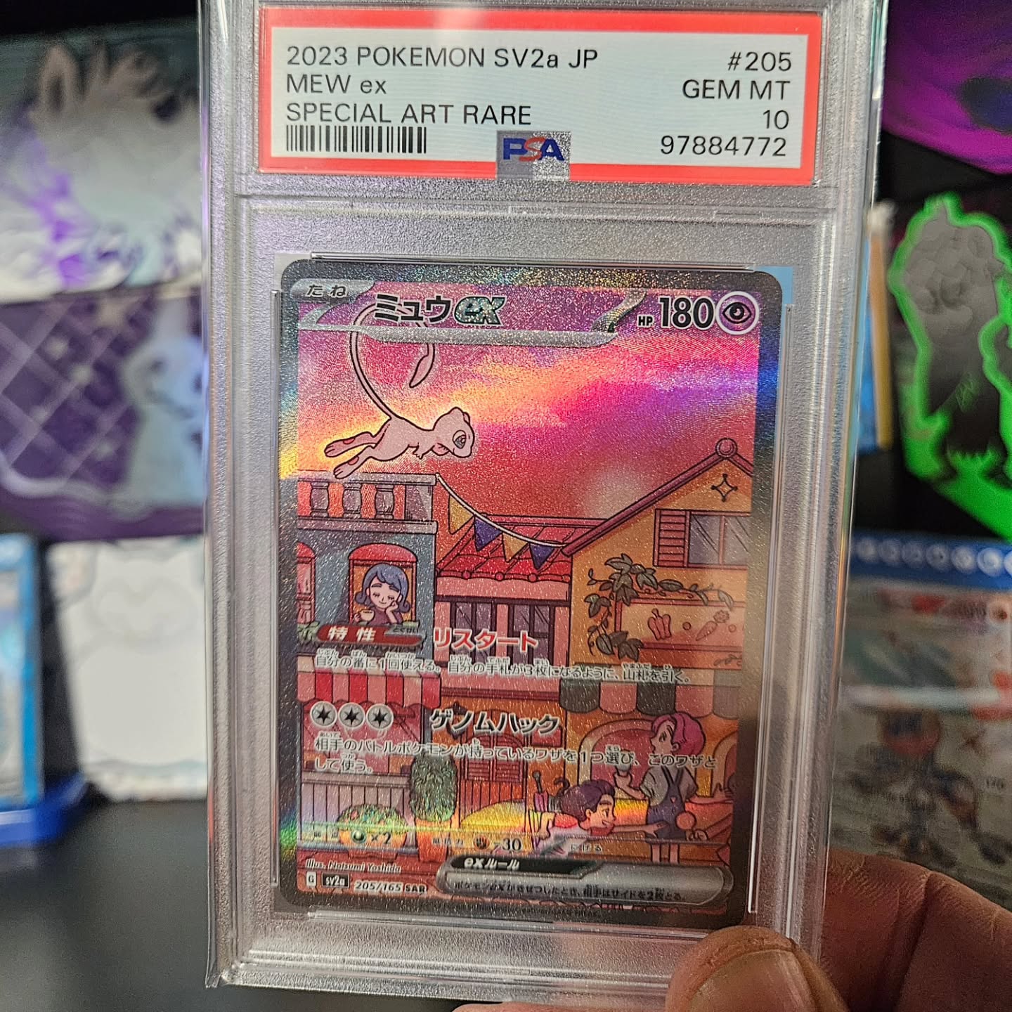 One of my favorite cards in the entire SV era. I pulled this and the Mewtwo SAR from the same box, that was a great time! And it always feels better when one of the cards you pulled came back a PSA 10. Although Japanese is much easier to get a 10 on. What do you think of this card?
.
.
.
.
.
.
#pokemon #pokemorning #pokemontcg #pokemoncards #tradingcards #tradingcardgames #tradingcard #psacard #psaslab #psa #gradedcards