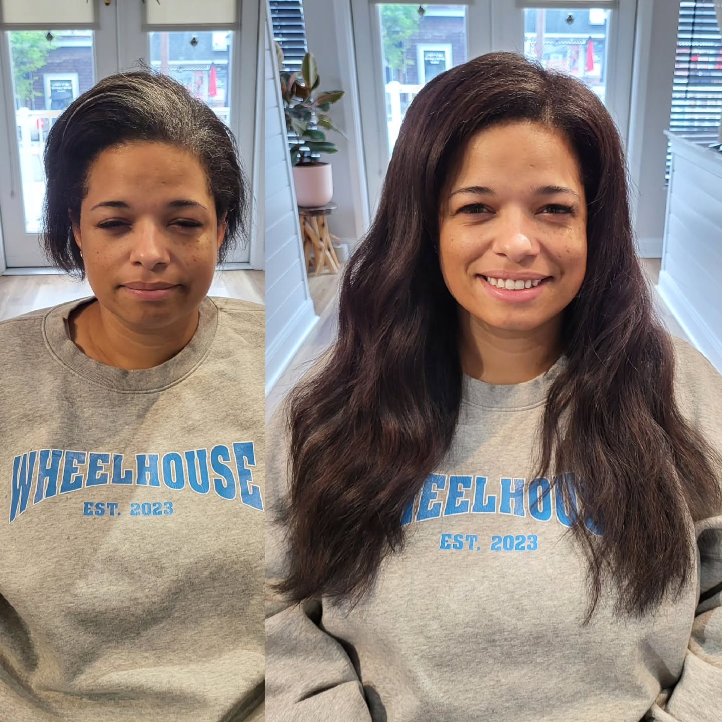 Before and After.
Sheโd been told this couldnโt be done, that her hair couldnโt be blended.
But here we are.
When people say itโs not possible, I figure out how to make it happen ๐ชโจ
www.glowupextensions.com