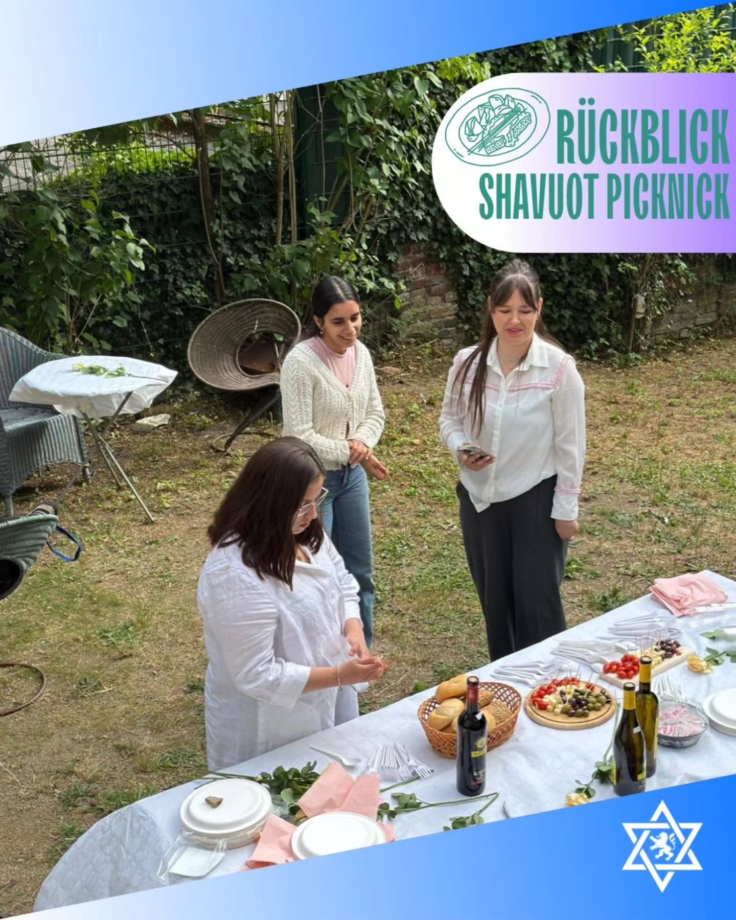 Wir haben uns im Rahmen einer Vorbereitung auf Schawuot versammelt – mit einem inspirierenden Shiur by @noam.qnsl , spannenden Diskussionen und einem gemeinsamen Essen in vertrauter Atmosphäre.
Besonders eindrücklich war der Austausch über Demut, Einheit in Vielfalt und die kleinen, aber bedeutenden Momente jüdischer Verbundenheit im Alltag.
Nach dem Shiur haben wir den Abend mit Essen, Lachen und vielen anregenden Gesprächen ausklingen lassen.
Danke an alle, die da waren – für eure Offenheit, eure Gedanken und eure Präsenz.
Lasst uns weiter lernen, feiern, diskutieren – und gemeinsam jüdisches Leben gestalten.
Photos by @daveder21