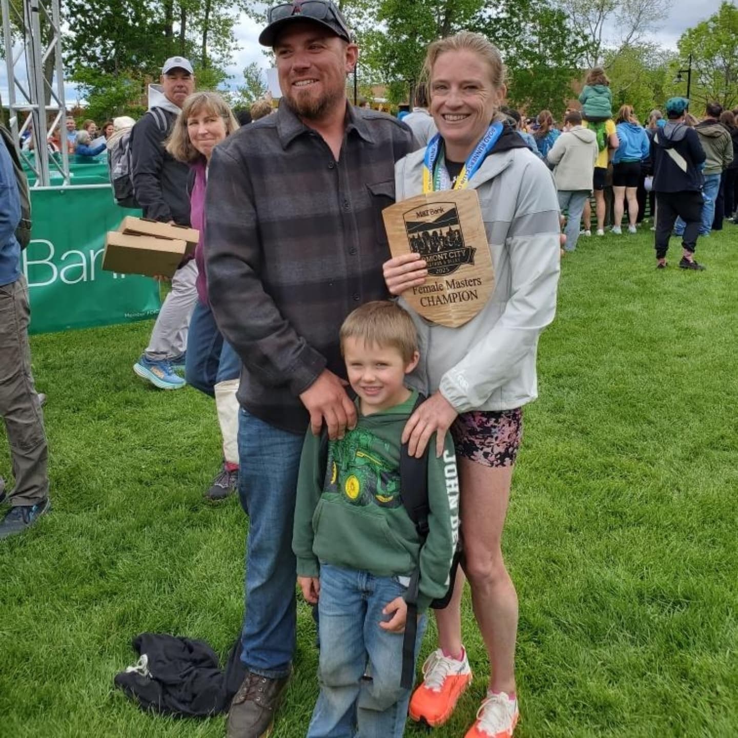 Vermont City Marathon race recap part 2. I mentioned in my first race recap that once the race started, time seemed to slow down. Usually, during a marathon, the first several miles seem to go by quickly. However, for this marathon, it felt like the first several miles dragged on a bit. It didn't feel hard, and the pace felt okay, but I think my lack of sleep was causing it to feel mentally harder.
By mile 8 or 9, I was in a groove and still felt good overall. I was able to get my bottle at mile 4 and 7, and my fueling was on schedule. I came into the halfway point around 1:27:45. I was on my goal pace, but my legs started to feel heavy, and my right hamstring and calf started to act up a bit (an old issue I've been dealing with). I pushed on and continued to stay on schedule with fueling. My pace started to slow at around mile 14 or 15. I was just trying to stay in the game physically and mentally.
At mile 16, my gut started to feel a little off, and, unfortunately, by mile 17, I knew i wasn't going to make it to the end without stopping to use the Porter potty. I am not sure if not being able to do that last minute potty break before the marathon would have prevented this, but it was frustrating either way. So I went as quickly as possible, and 30 seconds later, I was back and on pace. I felt much better at this point. I pushed through the hills at around miles 19 and 20 and then hung on knowing I had 6 miles remaining.
My pace was slower, and I knew my A goal of 2:55-2:57 was out, but I was hanging on for a sub 2:59. Unfortunately, the potty break and slowing pace got me in the end, and I was only 3 seconds shy of sub 2:59. I am very happy with how I was able to hang on until the end, and I am also very happy with being able to run the same exact time of 2:59:02 15 years later at the age of 42. A PR would have been great, but I am happy with a 73-second improvement from NYC and a masters win.
Now I get to rest and spend time with family. I have to try really hard to not immediately start thinking about what is next and just enjoy this moment for a little longer.
#mastersrunner #runningafter40 #vermontcitymarathon2025 #marathon #motherrunner #runner