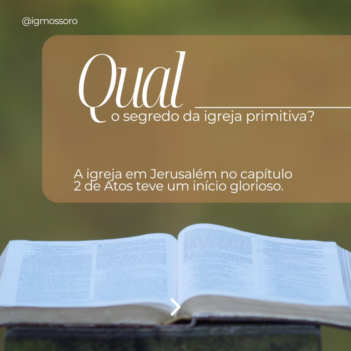 Como era a vida dos primeiros cristãos?
A Bíblia nos mostra que a Igreja em Jerusalém viveu algo extraordinário: a abundante comunhão na palavra dos apóstolos e profunda obediência ao Espírito Santo permitiu uma atmosfera fraterna na igreja. Tudo era novo e cheio de vida. Ali o Espírito encontrava ambiente propício para atuar no meio dos irmãos (Atos 2:42-47).
Nessa igreja primitiva, os santos viviam em plena unidade, compartilhando tudo o que possuíam. Eles perseveravam na Palavra, oravam juntos e serviam com alegria, sem buscar cargos ou reconhecimento. Tudo era feito sob o encabeçamento do Espírito, que se movia com liberdade, realizando milagres e alcançado mais e mais vidas. Não dependiam de estratégias humanas nem de métodos complicados. Antes, pela simplicidade e obediência, professavam o Nome de Jesus e diariamente novos convertidos eram atraídos pela fé (Versículo 47).
Mas o que eu posso fazer para ter essa vida?
Jesus disse que para entrar no Reino dos céus, é preciso ser simples como uma criança (Mateus 18:3). A vida cristã não é um acúmulo de regras ou um esforço constante para agradar a Deus por mérito próprio. Não estamos mais sujeitos a lei. É, sim, um viver diário de fé, debaixo da direção do Espírito Santo. Quando não sabemos o próximo passo, é exatamente aí que aprendemos a depender de Deus. Nossa utilidade está na proporção de nossa sujeição ao comando do Espírito.
Quer saber mais? Leia a matéria completa no link da bio.
#igrejaemmossoro #igreja #biblia #igrejaprimitiva #comentariobiblico #viverpelafé