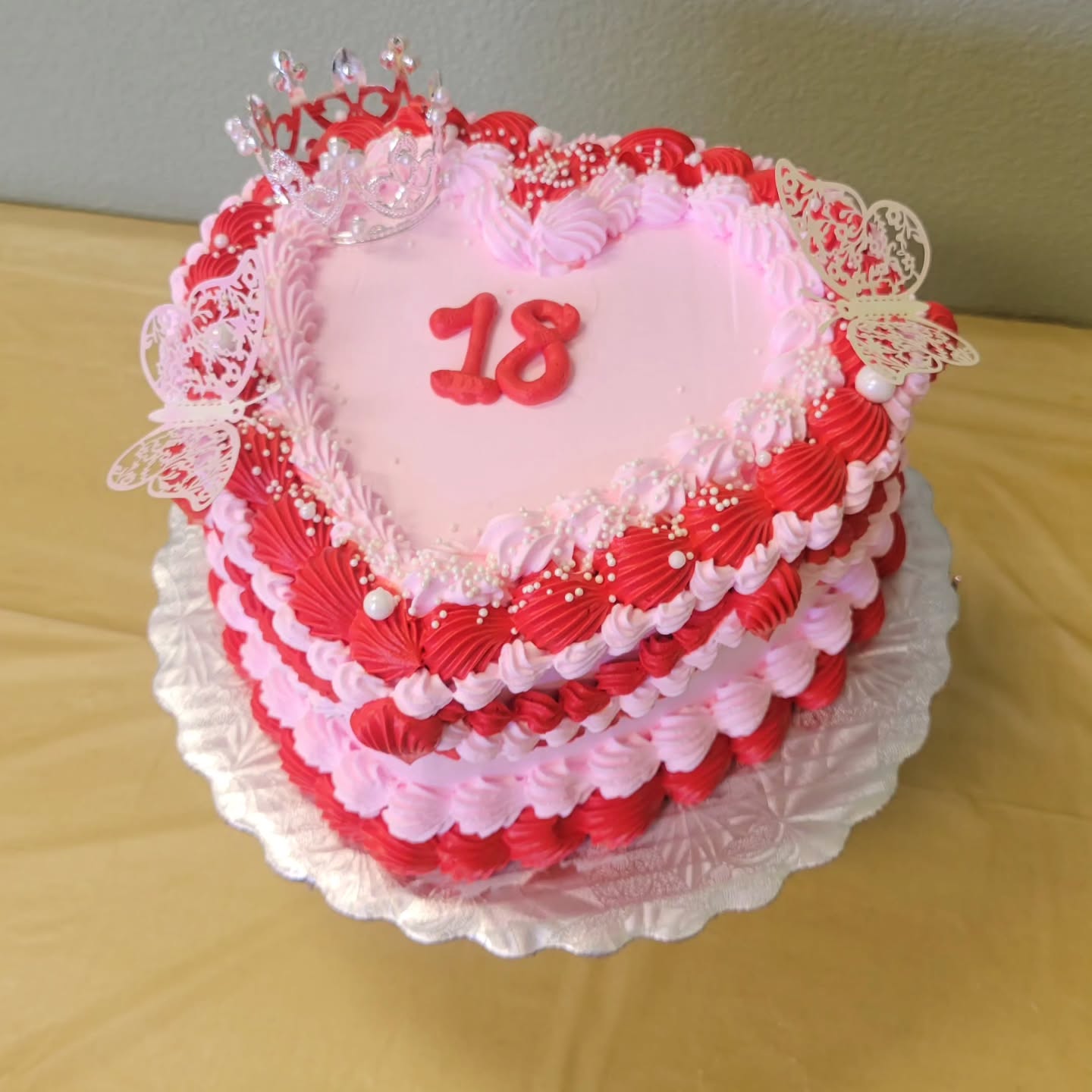#vintageheartcake