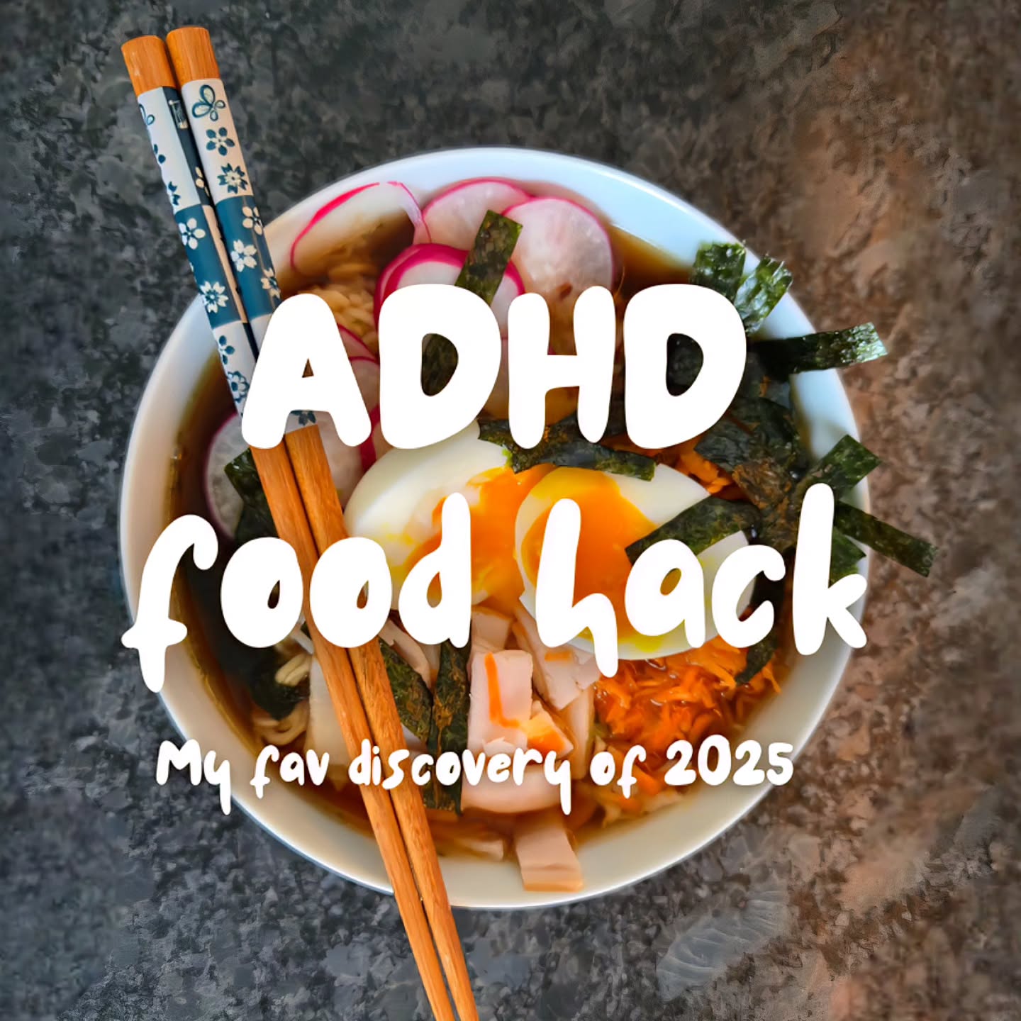 This hack has already saved my Adhd 🍑 multiple times this year. Maybe this type of witchcraft is obvious to some but it wasn't to me, so I want to share it with everyone.
People with ADHD often struggle with feeding themselves. Some of the biggest challenges are
👨🍳 planning meals
🛒 grocery shopping
🔪cooking
But also reading hunger cues and doing it all on time and every day 😵💫
It happens that we realize too late that we are already too hungry to cook. It happens that we find planning or shopping so overwhelming that our brains play the avoidance mode to spare us the torture (except that later on, we find ourselves home alone at night, starving and with an empty fridge xd)
These struggles are often followed by compensatory behaviors that can even evolve into eating disorders.
So since it's always better to feed a starving body than to not feed it, & since as an ADHDer I do have problems with executive dysfunction, it's best that I have some smart strategies in my sleeve to save my ass on a worse day, right?
For me, sos foods are apples, cottage cheese, surimi, granola, fruit mousse rice waffles, and #upgradedinstantramen 🍜❤️
#adhdfoodstruggles #adhdfoodhacks #adhdhack #neurodivergentpsychologist🇨🇭
