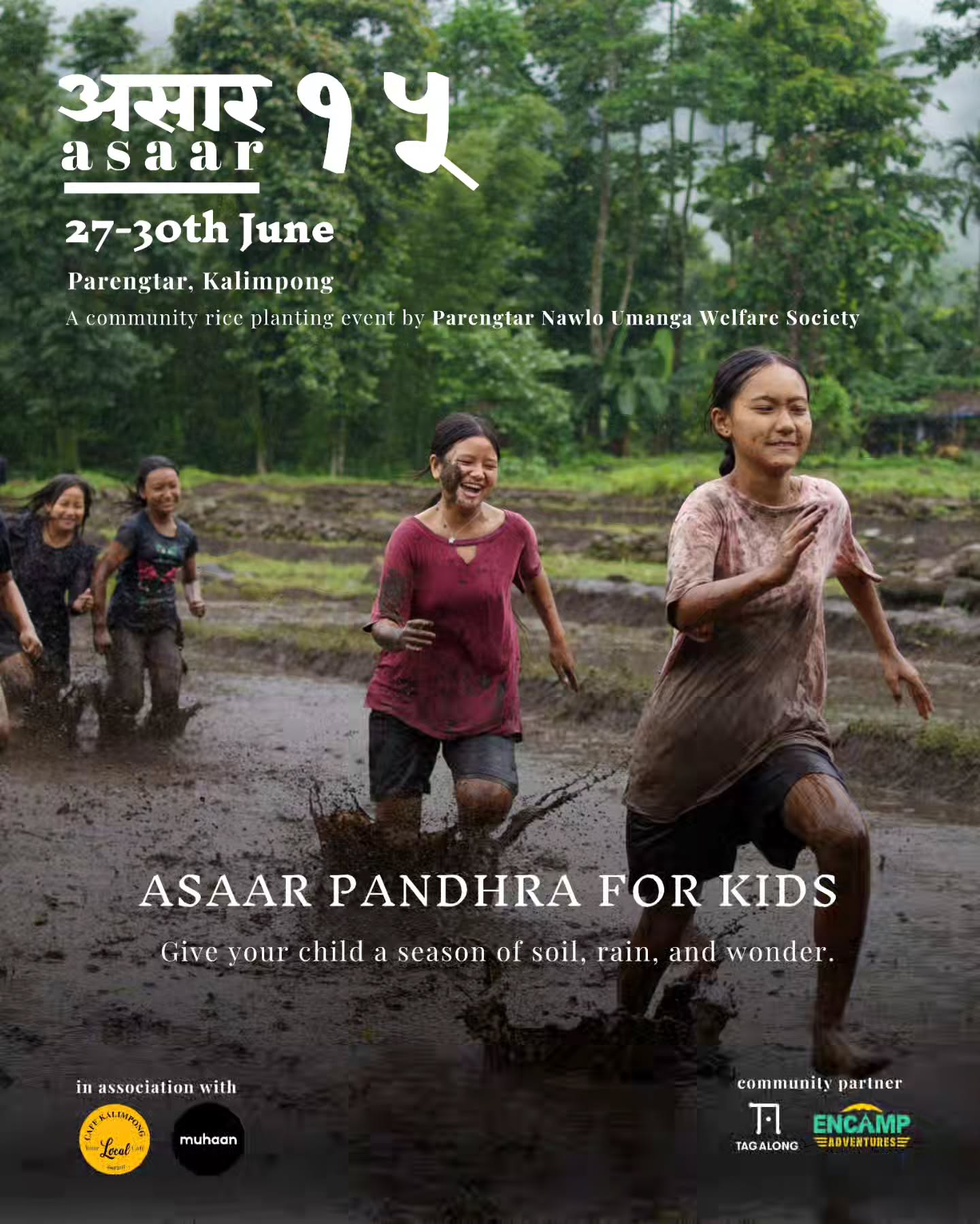 Asaar Pandhra isn’t just playing—it’s learning through the land.
Children discover where food begins, why rain matters, and how nature nurtures us all. A hands-on classroom of mud, monsoon, and meaning.
Special curated activities for parents and children.
Register Now.
🔗 link in the bio.