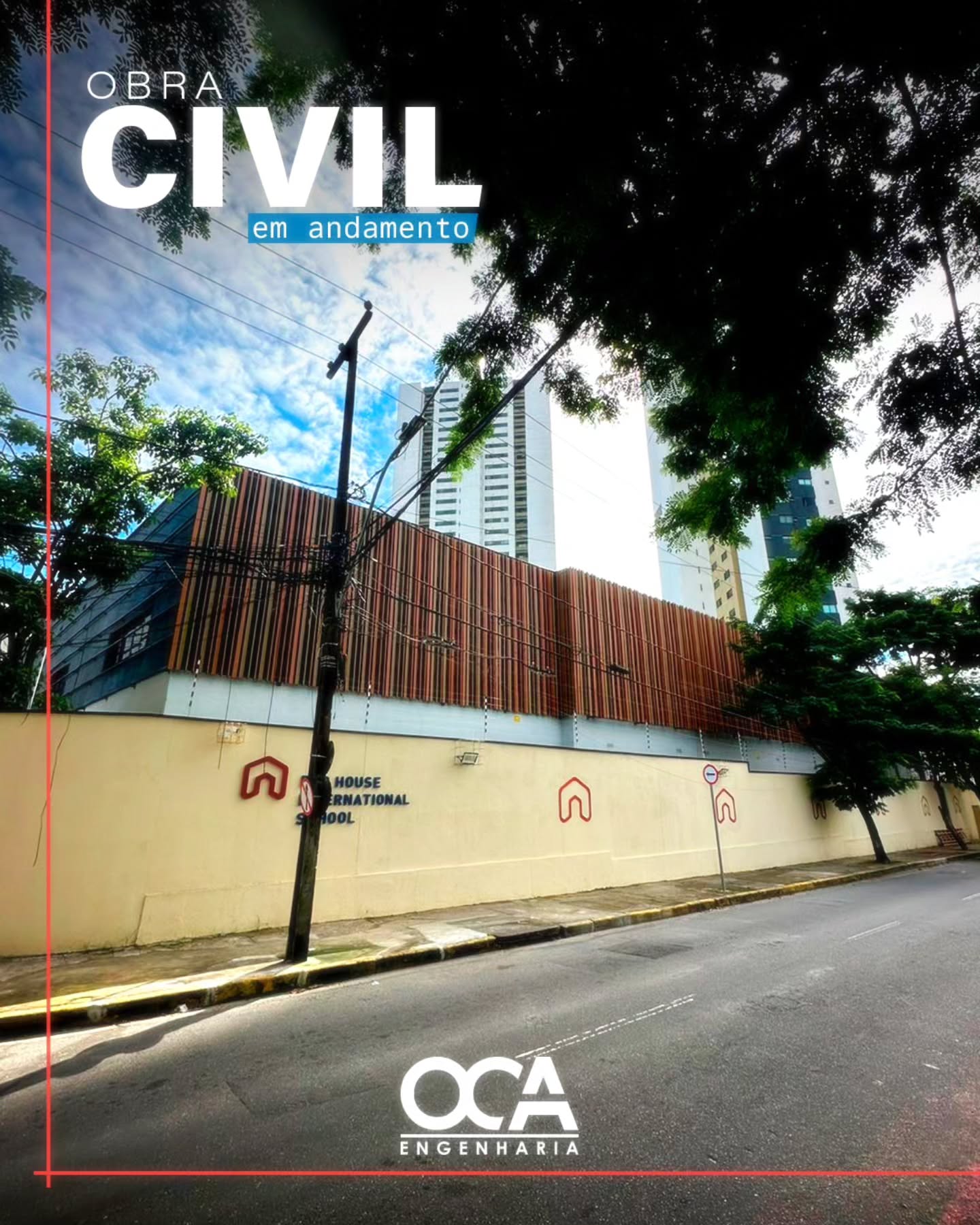 🚧 Iniciamos a instalação dos brises na fachada da Escola Red House, em Recife!
Mais do que um elemento funcional que ajuda a controlar a luz solar e o calor nos ambientes internos, os brises também trazem personalidade e sofisticação à arquitetura.
Cada detalhe foi pensado para transformar a fachada em uma verdadeira obra de arte.
Em breve, mostraremos o resultado final desse projeto!
#OcaEngenharia #RedHouseRecife #BriseSoleil #ArquiteturaFuncional #EngenhariaComArte #FachadasQueInspiram
