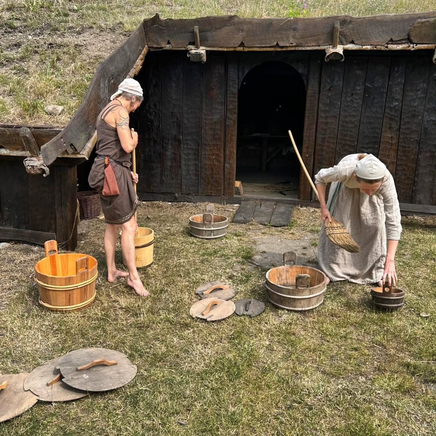 Spending time living the Viking life at Foteviken in Sweden! 🇸🇪
From the moment you step into this living museum, you're transported a thousand years back in time – daily life here is full of authentic experiences.
But it's not just about experiencing history. What makes this weekend special is the amazing community of reenactors and traders who choose to spend their time here! ✨️
I come back every year because of the people! Sharing stories and laughter with old friends and chatting with the tourists about tanning during the Viking period.
If you're passionate about the Viking era, you absolutely need to consider coming next year! It's always an adventure. ⚔️
#foteviken #sweden #vikingage #fotevikenvikingmusuem #vikingculture #vikinglife