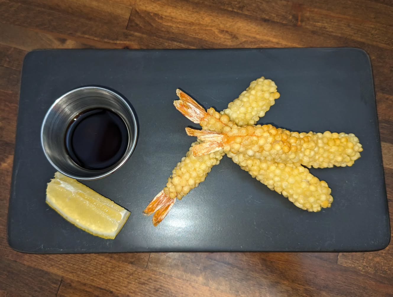 Say hello to one of our new menu items: Crispy Shrimp Tempura ✨
Big, juicy shrimp coated in crunchy agedama (fried tempura bits) served with our citrusy yuzu ponzu. 🍤
📍Only at Four Swords Retropub
•
•
#NewMenuItem #ShrimpTempura #MarquetteEats #TravelMarquette