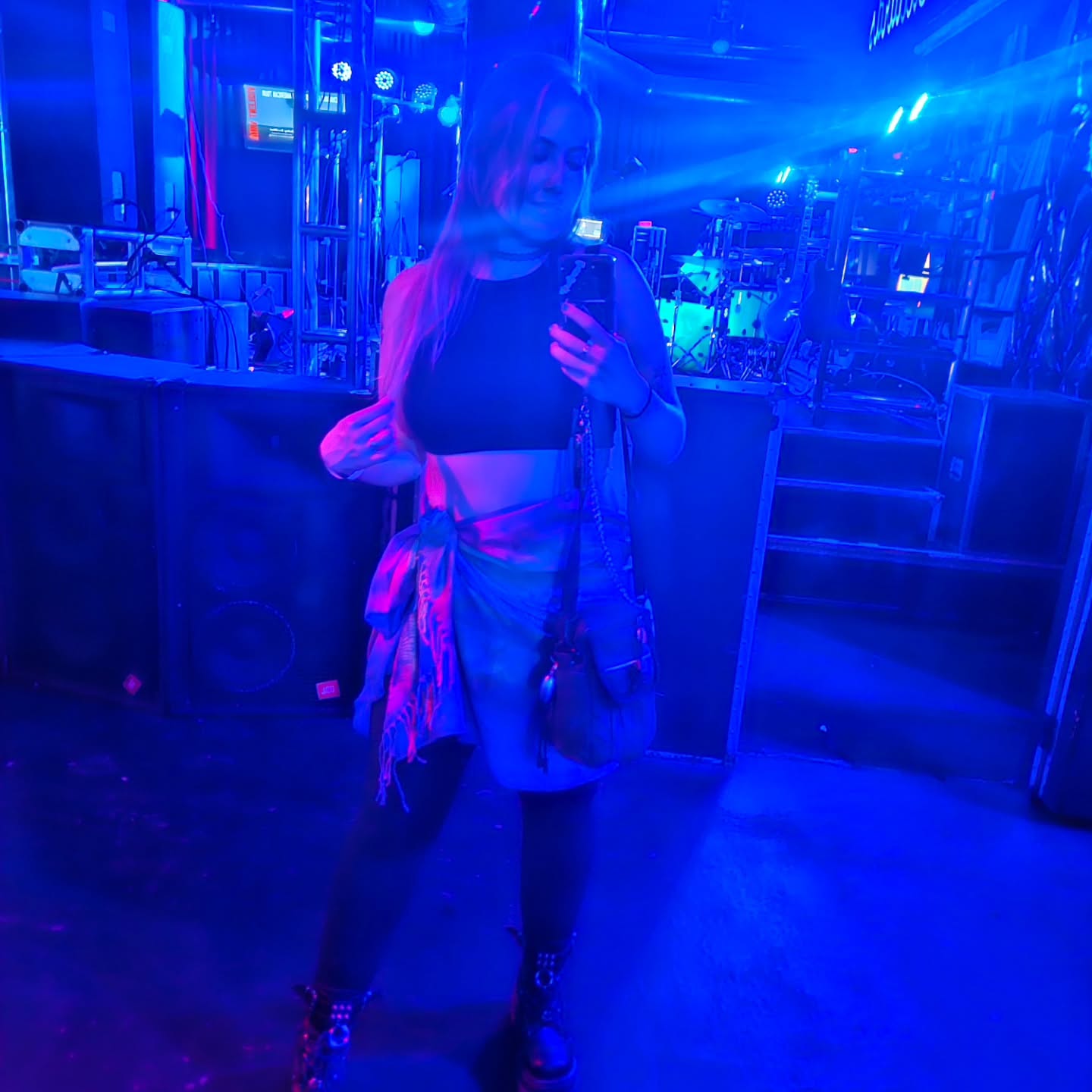 Thankful for ADA seating, pain meds, & green room access so that even with my current medical issues I could still catch @whenwewerewarpedlv at @backstagebarlv last night 😍