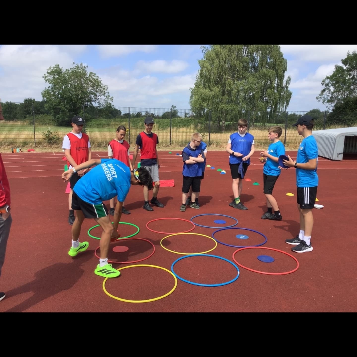 On Monday, 6 students from 3A attended an event called Motiv8 Festival at Castle School Athletics track for the morning. Some Year 9 pupils from Castle School put on some activities for our young people where they used computer games and apps such as angry birds, crossy road, space invaders and super mario to inspire their activities to support our young people in being active.
3A really enjoyed their morning playing these themed games and a big thank you to Sasp for inviting us and Castle School for a morning full of fun.