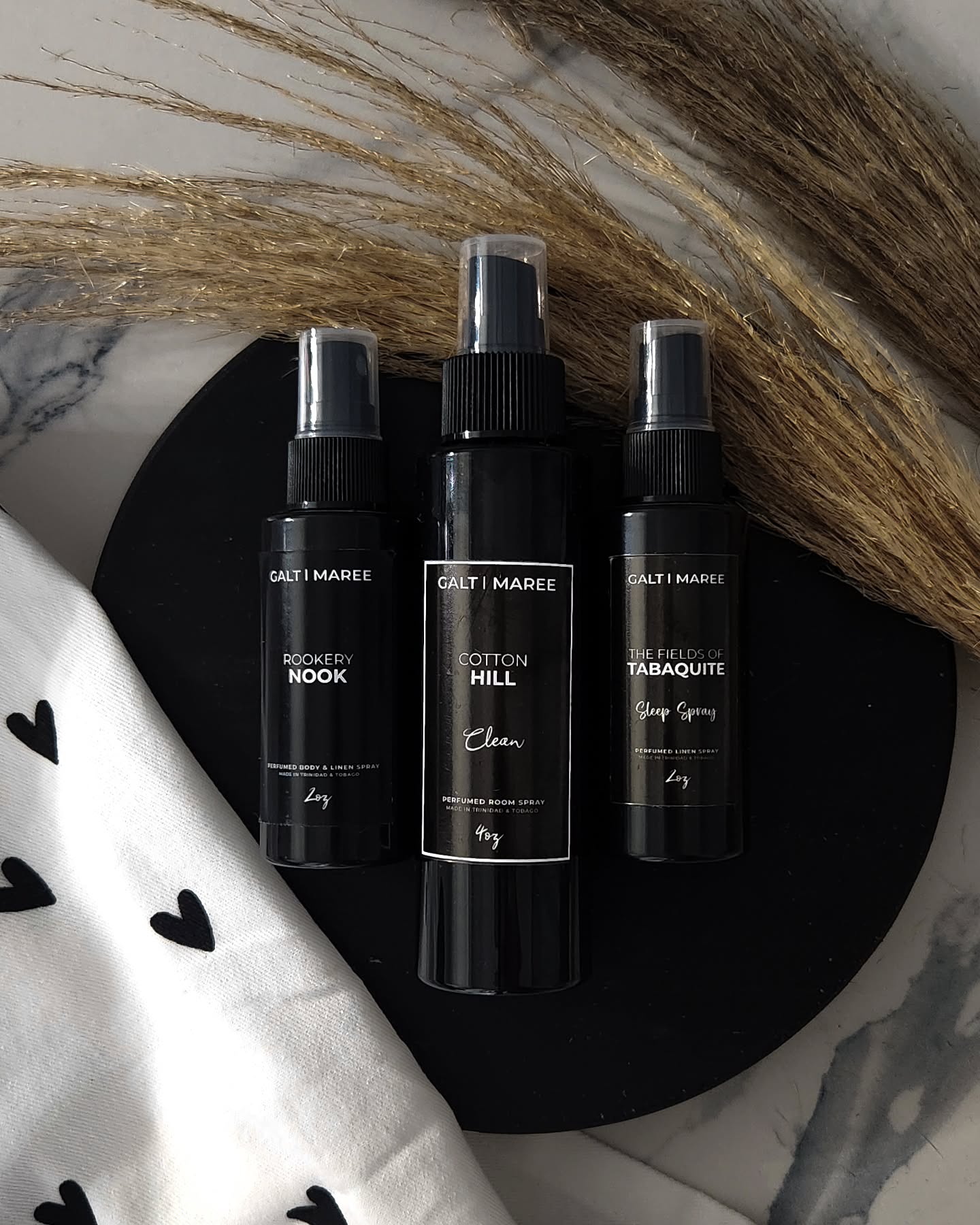 Have you tried our Sprays? These are perfect on linens, in the air, on your pillow or even on you!
Retailers Trinidad & Tobago:
@okazions
@massystorestt
@de_luxo_gift_store
@antonisfloralstt
@niche_salontt
@5thsensation
@tradewindshoteltt
@gonebananastt
@karenixtt
@libertyhomestore
@nexgenbrewing
Rainy Day's Gift Shop
The Avenue Pharmacy
Retailers U.S.A:
@basesuperstore
@skin_fusion_spa
Retailers The Cayman Islands:
@bedsidemanor
#christmascandle #christmascandles #shoplocal #galtandmaree #trinidadandtobago #luxurycandles #handpoured #handpouredcandles