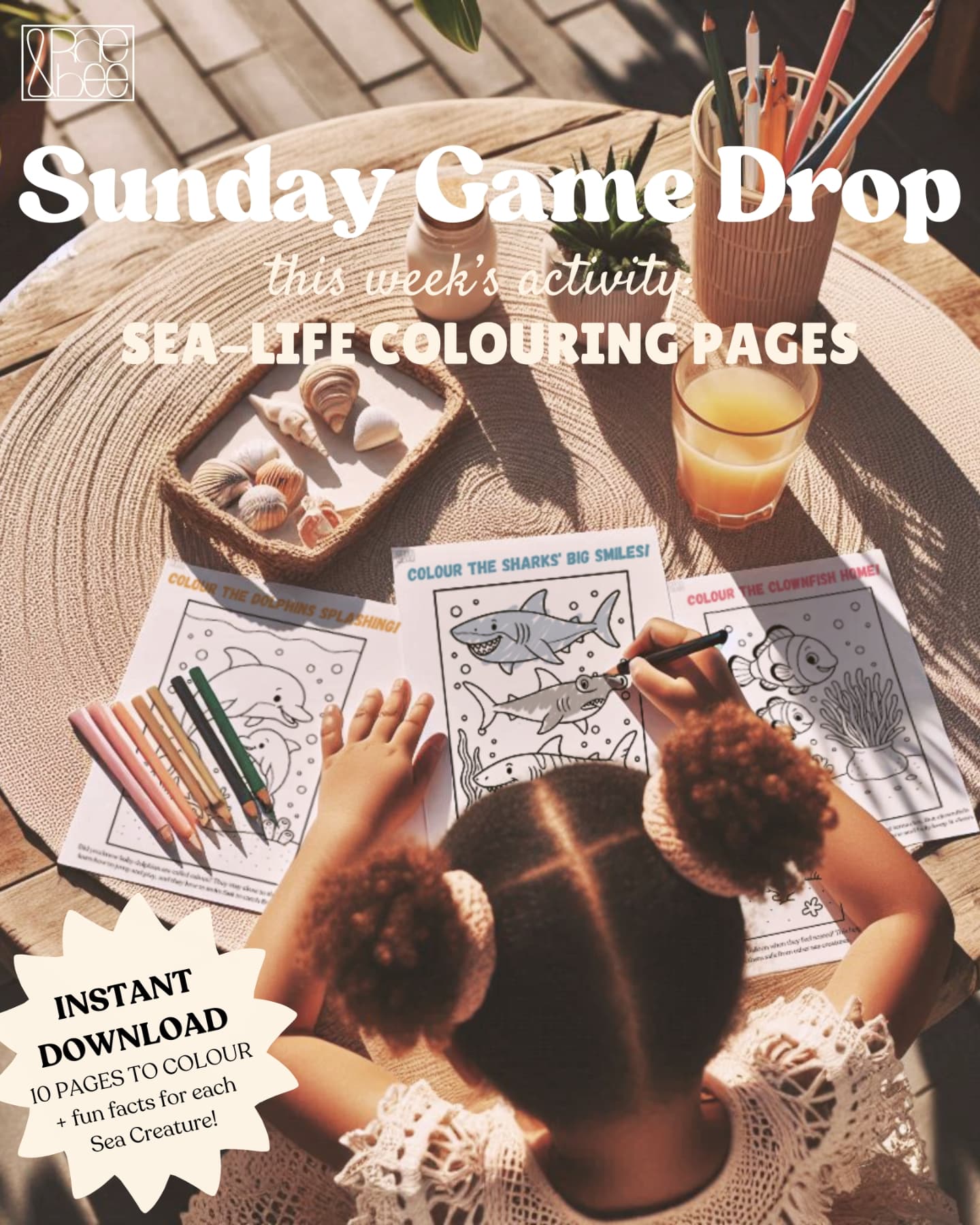 🌊 Ready for calm, screen-free fun this week?
Our Sea Life Colouring Game Pack is here! 🐠🦀 Perfect for little explorers to colour while learning fun ocean facts about dolphins, sharks, turtles, and more. Montessori-aligned and perfect for ages 2–6.
🧡 ✨ Only £3! ✨ Download instantly, print, and enjoy a calm morning or travel activity with your child.
Each page comes with a fun sea creature fact, helping your little one learn while building fine motor skills, focus, and creativity.
🎉 New game drops every Sunday at 8am! Save this post so you don’t miss next week’s Montessori activity.
Tap the link in bio to grab your printable and start your underwater adventure today! 🌿
#MontessoriAtHome #ScreenFreeActivities #ToddlerActivities #PreschoolPrintables #SeaLifeLearning #ColouringPagesForKids #SundayGameDrop #RaeAndBeeStore