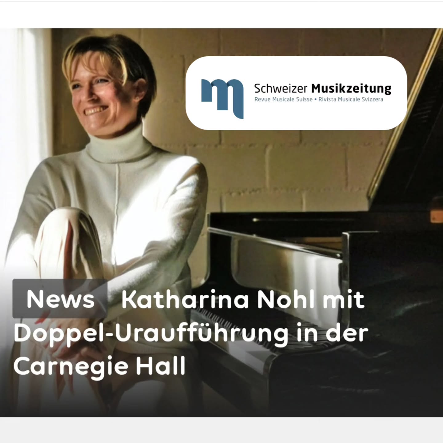 La Lacrima - a small requiem for Chamber Orchestra
September Tango for string quartet
Both pieces were premiered here in New York Carnegie Hall Weill Hall
What an event, what an adventure!
There is more to come soon!