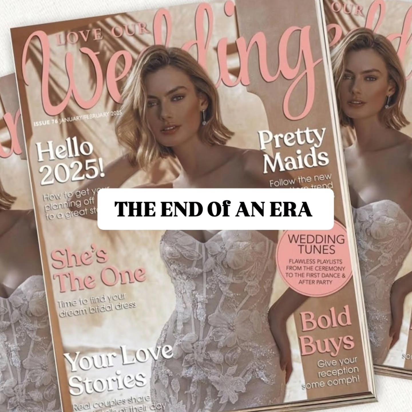💔 Saying goodbye
After 10 incredible years, the team behind @loveourwedding and @weddingtrader Meant To Be Media have announced that they will officially close on 30th June.
In a heartfelt message, founders Jade and Andy shared their pride in a decade of working with some of the wedding industry's finest, and their gratitude for the support they've received along the way.
“It’s been a privilege to feature so many beautiful weddings… your support has meant the world to us.”
Love Our Wedding and Wedding Trader have been a valued voice in our community – championing boutiques, spotlighting trends, and inspiring countless couples across the UK.
💫 Wishing you both every success in your next chapter ❤️
#WeddingIndustryNews #LoveOurWedding #MeantToBeMedia #WeddingIndustryUK #BridalMedia #FarewellPost