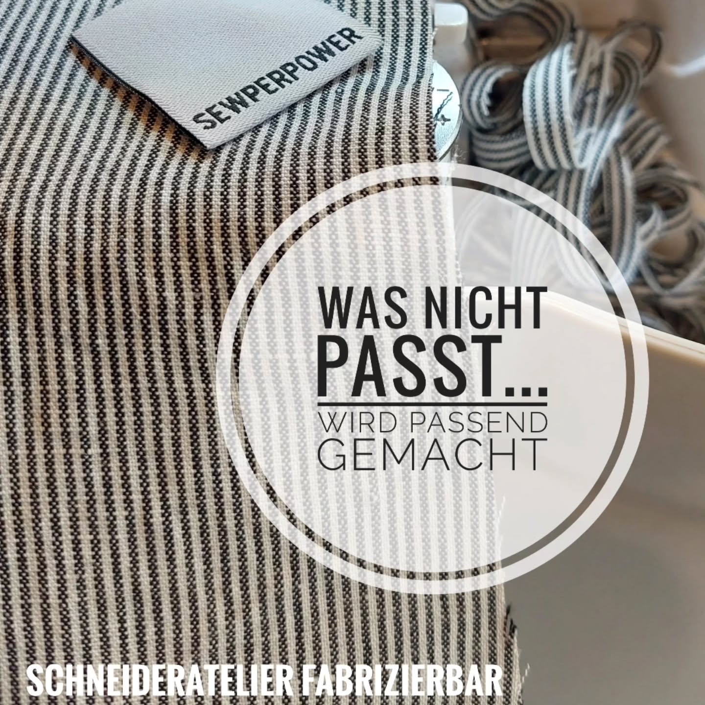 Gib deinen Kleidungsstücken eine 2.Chance. Für mehr Nachhaltigkeit und gegen textile Abfallberge.
Reparaturen, kürzen, enger, weiter oder andere Anpassungen- fast alles ist möglich.