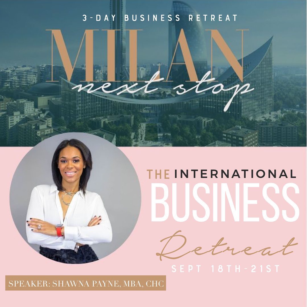 Taking QUANTUM leaps post QUARANTINE! I am excited to empower + equip all the amazing ladies in attendance with strategies to ððð
²ð
²ð
Žð
Žð
³ more and ððððð
¶ð
¶ð
»ð
Ž less!
God is my provider, so I brag + move different! ð¯
â â â â â â â â â
Next stop.... MILAN in exactly 3 months! ð®ð¹ â â â â â â â â â
ð
ð
ðâ â
â â â â â â â â â
ððœððœFOLLOW INTERNATIONAL BUSINESS, HEALTH + LIFESTYLE SUCCESS EXPERT SHAWNA @shawnadpayne for motivation and strategies to succeed and get stuff done!âš BOSS Talk ð BOSS Essentials Academy ð #BeThatWomanMovement âðœTURN ON POST NOTIFICATIONS (click the 3 dots at the top right corner of your IG)