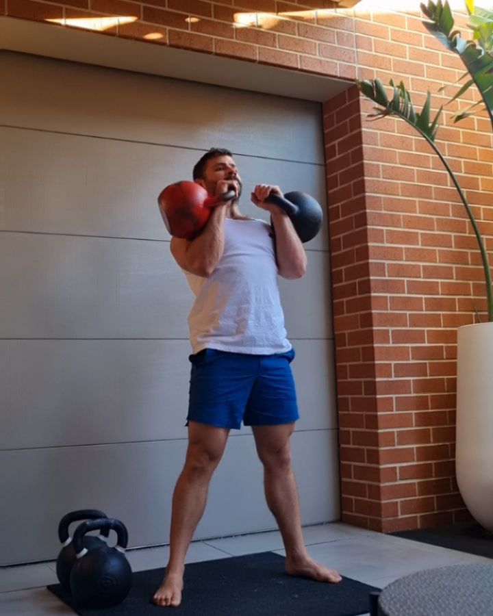 25/01/2023
~ 5:35am
Pullups - BW + 24kg x 10 singles
~ 7:30am
Double C&P - 32kg/36kg x 9 x 3
Double Front Squats - 40kg/40kg x 5,5,3,3,3
Total time - 43minutes
Daily Skips - 5 x 400 skips
#kettlebelltraining #kettlebellstrength #strongfirst #sfg #cnstrength #minimalist #personaltraining
