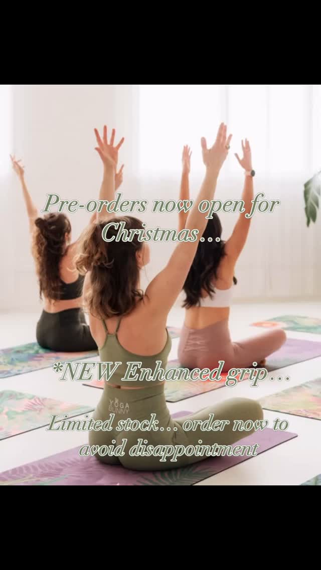 Pre-orders for *NEW* Premium printed Willow Yoga Mats are now open. We have changed the feel of our mats slightly to help enhance your grip… limited stock!