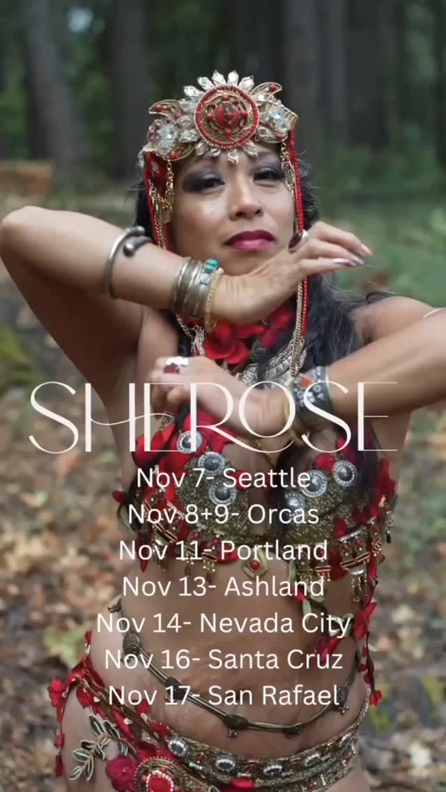 Ishra will soon be embarking on the She Rose tour with songstress Marya Stark and a magical coven of dancers! ✨️ Ticket link in bio.
🌹 The She Rose Tour
We invite your presence to join us for this ceremonial experience.
🌹 We enter into this living art temple to reclaim power, love and wisdom.
🌹 A reverie of sacred emergence.
Nov 7 - Seattle
Nov 8-9 - Orcas Island
Nov 11 - Portland
Nov 13 - Ashland
Nov 14 - Nevada City
Nov 16 - Santa Cruz
Nov 17 - San Rafael
Cast:
@maryastark @sedona.swan.soulfire @thedahliamoon @mahadevi.tinadefoy @schirinchamsdiba Damion Bond