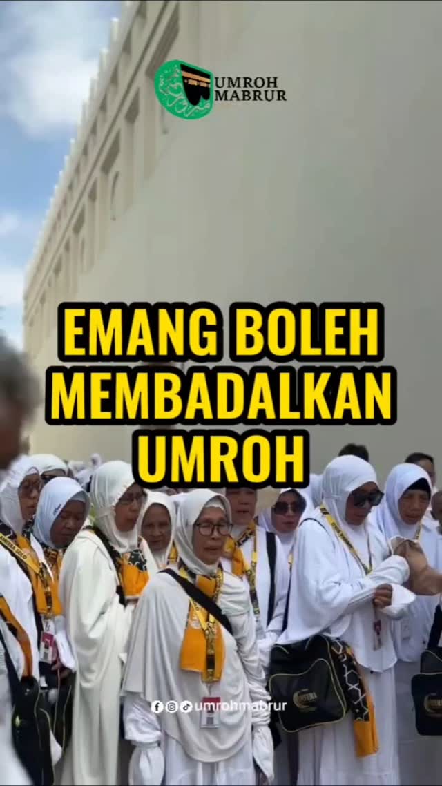 Boleh Tidaknya Membadalkan Umroh
Hubungi Umroh Mabrur by Ameera
𝟬𝟴𝟱𝟵-𝟯𝟱𝟬𝟬𝟬-𝟳𝟬𝟬
#umrohmabrur #umroh #umrohmurah #umrohhemat #umrohpromo #haji #hajikhusus #hajifuroda #makkah #madinah #jeddah #umrohbackpacker #umrohplus #hajiindonesia #umrohindonesia #semuabisaumroh #umrohramadhan