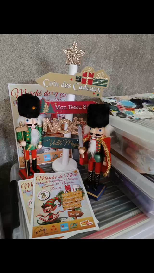 #art #peinture #marchedenoel #cadeau