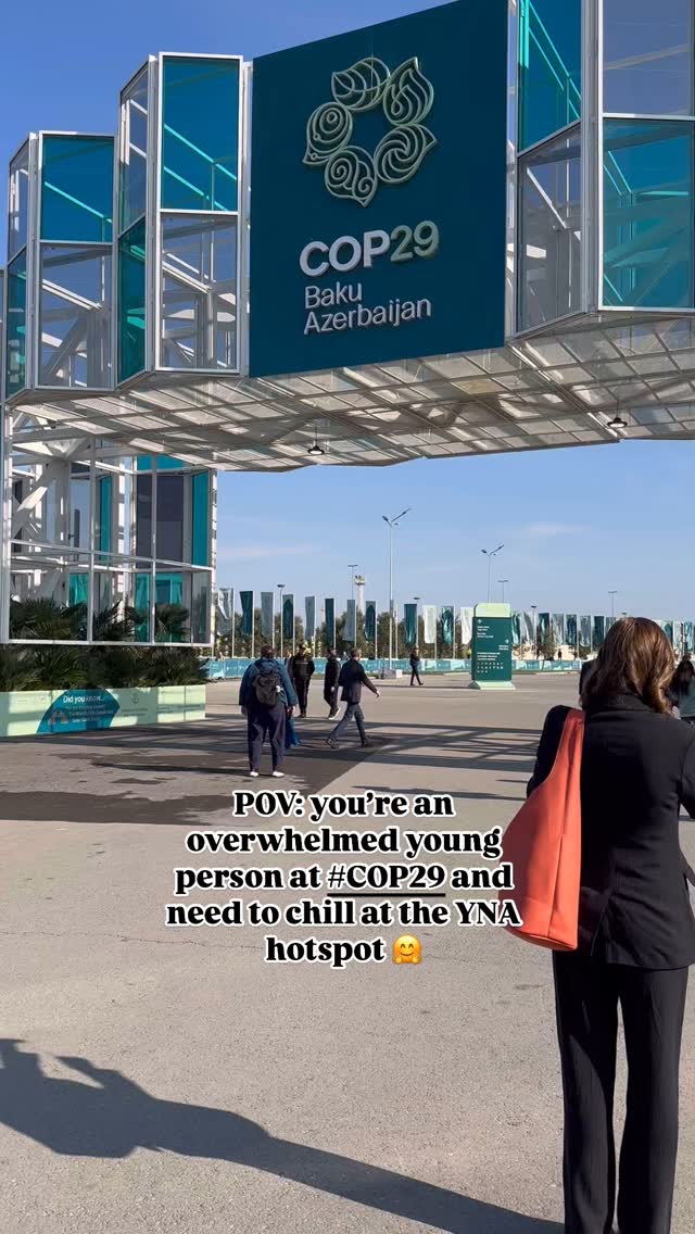 Feeling overwhelmed at #COP29? ๐๐ข Visit the #YouthNegotiatorsAcademy community hotspot!
We have a dedicated wellbeing space with snacks, support, and friendly faces ๐ค
Join us for our daily debrief, which takes place between 6-7pm where we discuss the days events, negotiation updates & sometimes features special guest ๐
@aurelievillaespesa & @luearitter canโt wait to greet you! ๐ซถ
๐In front of Meeting Room 24, D sector (Blue Zone)
#cop29 #cop29azerbaijan #youthnegotiatorsacademy #youthnegotiators