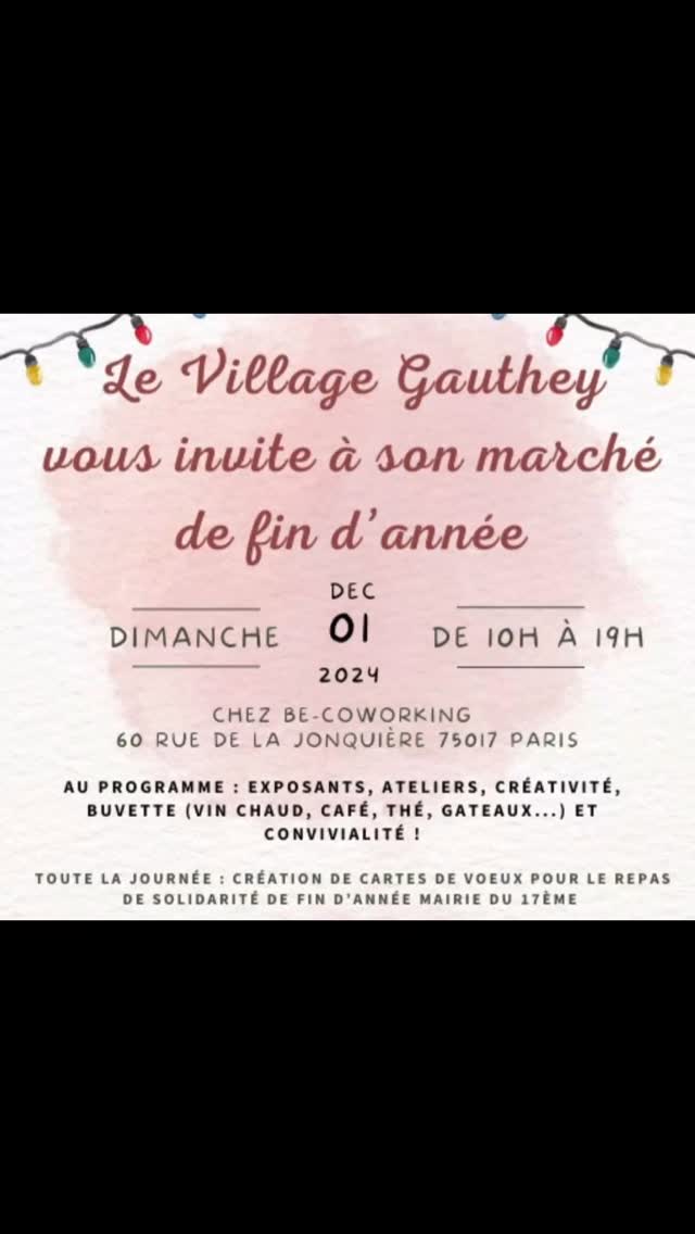 ✨ Caligraphic au Marché de Fin d’Année Village Gauthey✨
Amoureux.ses de la mode slow fashion, ne manquez pas notre présence au marché de fin d’année ! Venez découvrir nos créations intemporelles et éthiques, pensées pour durer et sublimer votre style avec conscience.
📍 60 rue de la Jonquière, 75017 Paris
🗓️ De 10h à 19h
On vous attend avec impatience ! 🌟
#SlowFashion #Éthique #Caligraphic #MarchéDeFinDannée #BeCosmo