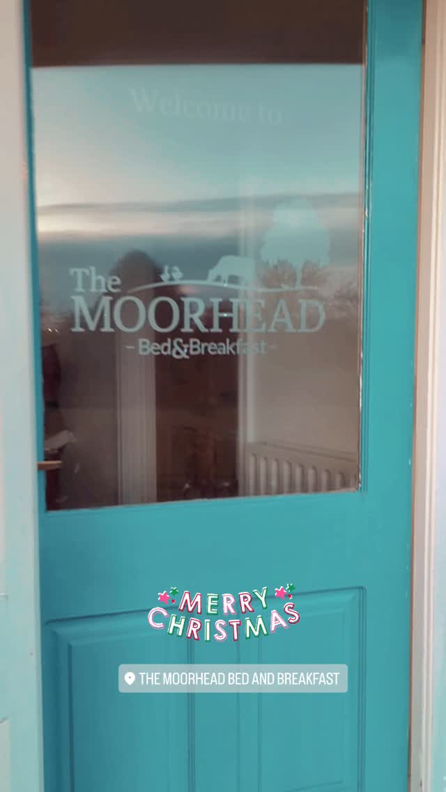 Welcome to @themoorheadbedandbreakfast at Christmas ๐