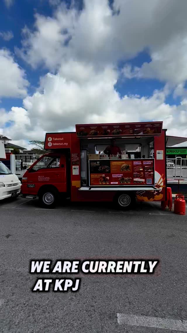 We are currently at KPJ ! Come Try Our Yummy Takoyaki !