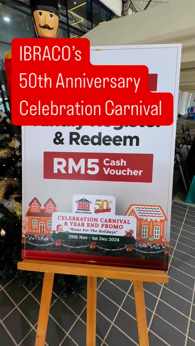 Come Join Us Tonight ! #IBraco #Northbank #50thAnniversary #CashVoucher #Takoyaki #A5Wagyu #CorporateEvent