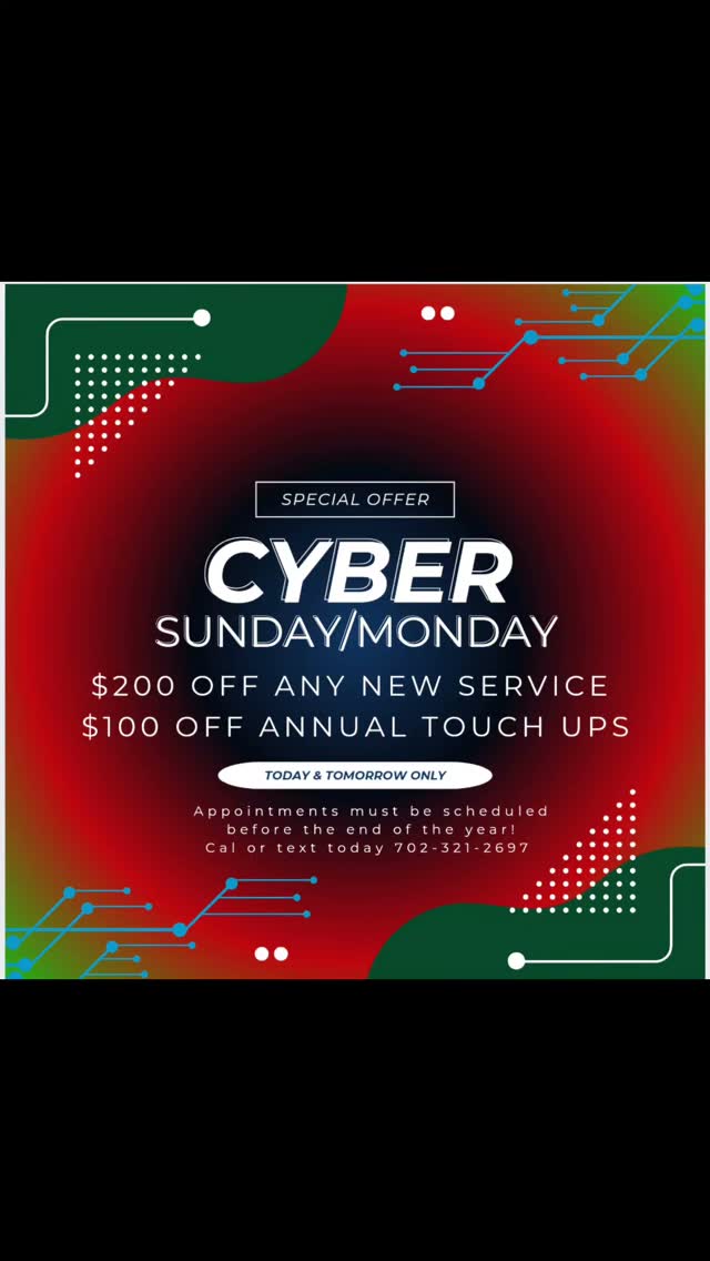 Cyber Sunday/Monday 🎄
Since I forgot black Friday 😂 let's do cyber Sunday & Monday!
$200 off any new services booked by today or tomorrow (initial service only, 8 week touch ups are regular price) . All appointments scheduled must be scheduled & completed between now & the end of the year.
$100 off annuals touch ups scheduled between now & the end of the year.
Gift certificates purchased today or tomorrow will also receive $200 off.
8 week touch ups are regular price.
Call or text today 702-321-2697
www.acbrows.com
** must mention this post to receive discount, special pricing not available for appointments previously scheduled **
#lasvegasmicroblading #lasvegaseyebrows #lasvegaspmu #lvmua #lasvegaslashes #lasvegashairstylist #lipblushinglv #lveyeliner #lvtattoo #lvlips #lasvegaslipblushing #lvlipblushing #lasvegasbeauty #lasvegasmakeup #cedarcitylashes #cedarcitypmu #cedarcitymicroblading #southernutahmicroblading #southernutahpmu #utahpmu #utahmicroblading #utaheyebrowtattoo #envyussalon #bodyspasalon #audrey.elaine.artistry #lasvegasmoms #lvmoms #lasvegas #vegas #fyp