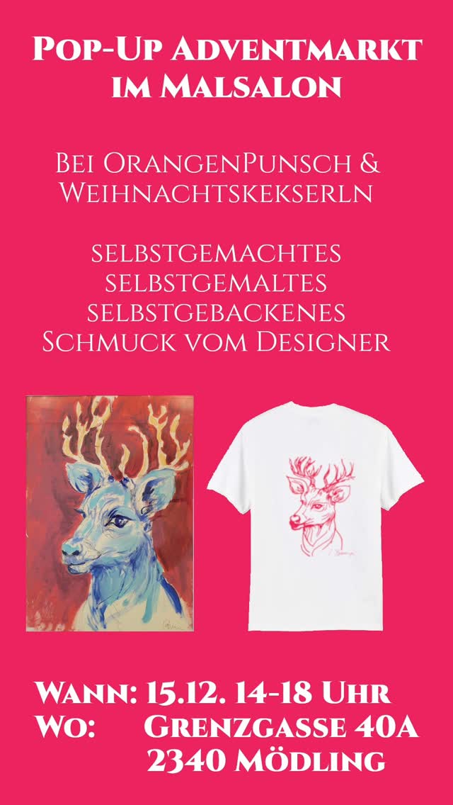 Freu mich auf euch!
#malsalon #bezirkmoedling #atelier #adventmarkt #popup #christmas #lastminutegifts #selbstgemacht