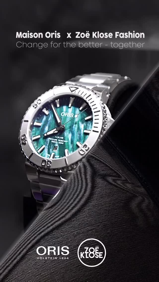 << Change for the better - together >>
Maison Oris x Zoë Klose Fashion
The two brands give ghost fishing nets a new life through an upcycling process to set an example.
To protect the oceans from pollution.
Cooperation Partners: @seilerjuwelier @osc_basel @skaiwatches @oris @clubdebale
Video: @romaintieche Street Art: @daniel_zeltner
#zoeklosefashion #maisonorisbasel#sustainablefashion #sustainability #upcycling #fishernet #waste #pollution #changeforbetter#future #friendlyfuture #basel #barfi22 #switzerland