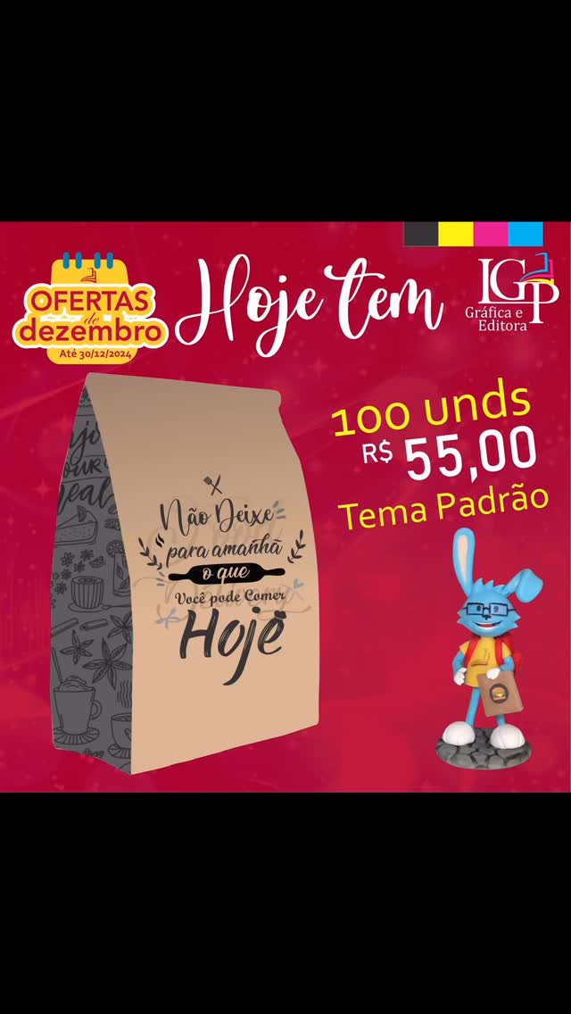 Ofertas de Dezembro!
Saco delivery padrão R$ 55 p/ 100 unds #sacodeliverypersonalizado #sacokraft #embalagemrecife