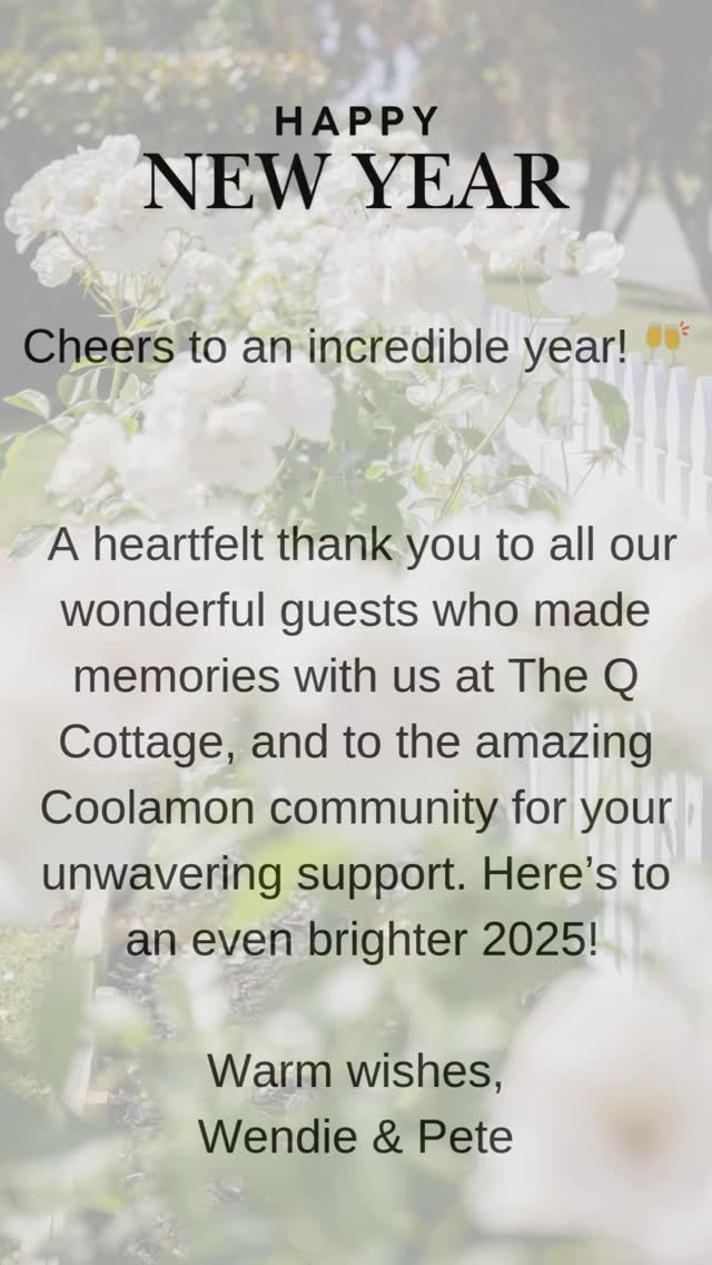 We feel so privileged to be part of the Coolamon community, to be able to contribute and for the support we receive. #goodtimesahead #2025