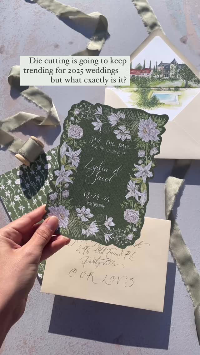 Die cutting is like magic for paper! ✂️✨ It’s a technique where a custom-made metal die (think of it like a personalized stamp) is used to cut out shapes and patterns from materials like paper, cardstock, or fabric. It makes playful cut outs perfect for custom invitations, fun place cards, menus, stickers, and more. 🌟
What makes it so great? It delivers precise, clean cuts with endless design possibilities, and it saves a ton of time compared to hand-cutting every detail! 🙌
So, how does it work? A custom-made metal die is pressed onto the material, cutting out the shape in one smooth motion. It’s a fast and efficient process, allowing for intricate designs that would be impossible to achieve by hand. 🔥
You can cut bespoke borders like this one, or opt for more recognizable shapes, like circles, ovals, love hearts, animals, arches, and scalloped edges. The options are endless, whether you want something subtle or statement-making! 💫
With digital cutting machines, you can now achieve similar precise die-cut results without the need for a custom die, often making it faster and more cost-effective. For wedding stationery, die cutting adds a beautifully detailed, personalized touch that makes your paper one-of-a-kind. 💍✨
Pretty please let me die cut everything for you 😘🤞
#diecutting #weddingstationery #customdesigns #2025weddings #2025weddingtrends #2025bride #customweddinginvites #weddinginvites #watercolorillustration