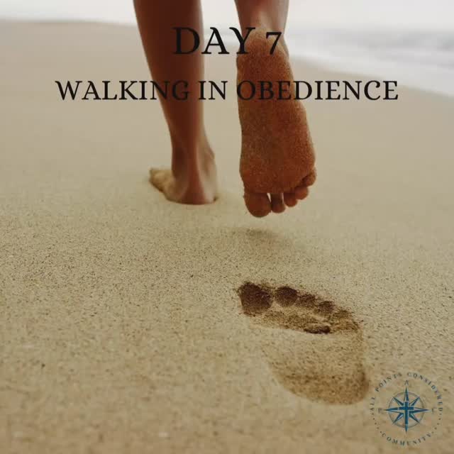 Day 7 of our 21-day consecration is complete, and I’m so thankful for everyone pressing forward with us. Today, as we focused on walking in obedience, I pray that God strengthens your resolve to follow His word and trust His guidance. Obedience unlocks blessings and aligns us with His perfect will. May we continue to walk boldly in faith, knowing that each step of obedience draws us closer to Him. Stay encouraged, family—God honors your faithfulness!