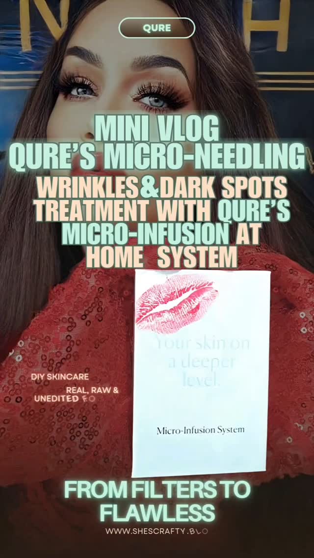 From scaredy-cat to micro-needling queen! 👑💉 Now I prep with an everything shower the evening of my treatment and reward myself with a Netflix 'N Chill day the following day! 🍿🥂
⠀⠀⠀⠀⠀⠀⠀⠀⠀⠀⠀⠀ ⠀⠀⠀⠀⠀⠀⠀⠀⠀⠀⠀
Who knew poking holes in my face could be so therapeutic? 💉✨ @qureskincare
⠀⠀⠀⠀⠀⠀⠀⠀⠀⠀⠀⠀ ⠀⠀⠀⠀⠀⠀⠀⠀⠀⠀⠀
Who needs a time machine when you have a Qure's Micro-Infusion System? 🚀✨ Follow my skin transformation at www.ShesCrafty.blog as I battle wrinkles and dark spots with all the grace of a caffeinated squirrel! 🐿 Real, raw, and unedited footage awaits—because who doesn’t love a good glow-up story? 🎬✨️
⠀⠀⠀⠀⠀⠀⠀⠀⠀⠀⠀⠀ ⠀⠀⠀⠀⠀⠀⠀⠀⠀⠀⠀
#Qure #QureSkincare 💉💖
⠀⠀⠀⠀⠀⠀⠀⠀⠀⠀⠀⠀ ⠀⠀⠀⠀⠀⠀⠀⠀⠀⠀⠀⠀⠀⠀⠀⠀⠀⠀⠀⠀⠀⠀⠀ ⠀⠀⠀⠀⠀⠀⠀⠀⠀⠀⠀⠀⠀⠀⠀⠀⠀⠀⠀⠀⠀⠀⠀ ⠀⠀⠀⠀⠀⠀⠀⠀⠀⠀⠀⠀⠀⠀⠀⠀⠀⠀⠀⠀⠀⠀⠀ ⠀⠀⠀⠀⠀⠀⠀⠀⠀⠀⠀⠀⠀⠀⠀⠀⠀⠀⠀⠀⠀⠀⠀ ⠀⠀⠀⠀⠀⠀⠀⠀⠀⠀⠀⠀⠀⠀⠀⠀⠀⠀⠀⠀⠀⠀⠀ ⠀⠀⠀⠀⠀⠀⠀⠀⠀⠀⠀⠀⠀⠀⠀⠀⠀⠀⠀⠀⠀⠀⠀ ⠀⠀⠀⠀⠀⠀⠀⠀⠀⠀⠀⠀⠀⠀⠀⠀⠀⠀⠀⠀⠀⠀⠀ ⠀⠀⠀⠀⠀⠀⠀⠀⠀⠀⠀⠀⠀⠀⠀⠀⠀⠀⠀⠀⠀⠀⠀ ⠀⠀⠀⠀⠀⠀⠀⠀⠀⠀⠀⠀⠀⠀⠀⠀⠀⠀⠀⠀⠀⠀⠀ ⠀⠀⠀⠀⠀⠀⠀⠀⠀⠀⠀
#NoFilter #BeautyQueen #Filters #FilterFree #Glampress #EverythingShower #Beauty #Microneedle #Microneedling #Microneedles #SkinCare #GlowUp #MicroInfusion #MicroInfusionSystem #Facial #Facials #AtHomeFacials #DIYSkinCare #SpaDayAtHome #Spa #AtHomeSpa #NetflixNChill #BeautySecrets #BeautyTips #BeautyTricks #GlowingSkin #Collagen #ShesCrafty