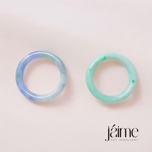 Jadeite bangles are treasured heirlooms, often passed down through generations, carrying with them cherished memories and family stories. The sweet, gentle clinking sound they make is like music to our ears. Their smooth, cool surface offers a comforting touch to the wearer. #jadeitebangle