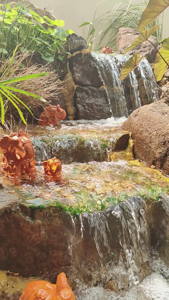 A pond-less water cascade we have completed 2 months back @ Tirunelveli..