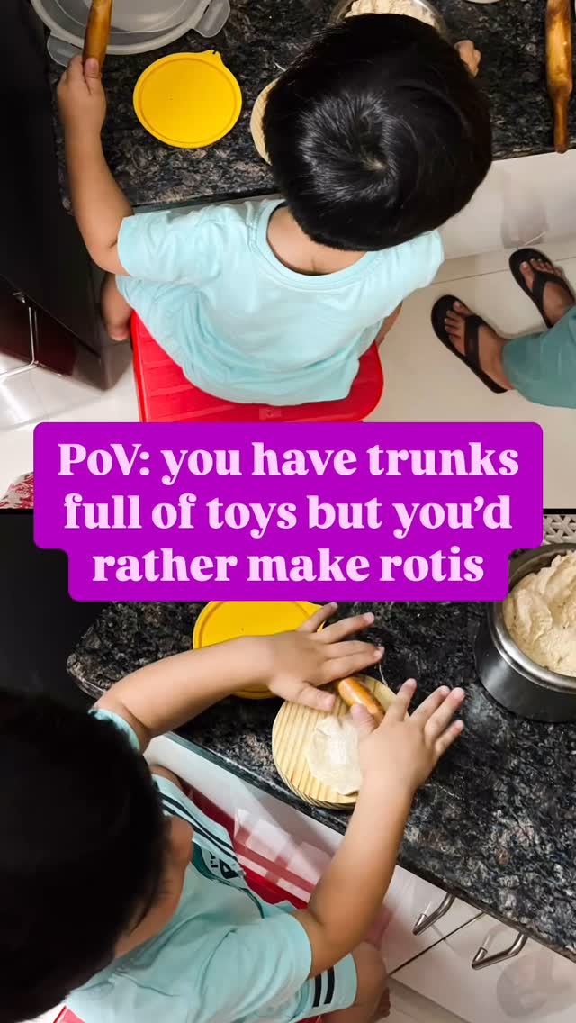 Involving your toddler in your daily activity is a great way to connect with them because everything is play for your child! Just as they want you to enter into their world, they feel delighted to enter yours. So think of mini tasks whether in the kitchen, or while organising your home or even at work, where you can involve them. Those conversations while ‘working’ together are priceless. #parenting #toddler #connection #toddlerlife #calmkids