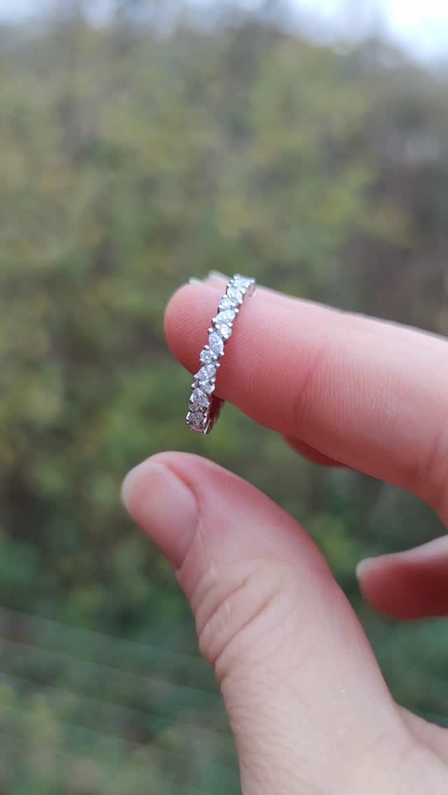This sparkly marquise and round diamond full eternity band was one of my last commissions of 2024✨
My bespoke books are closed for the next few months as I make some space for new things, but my online shop will remain open with a lovely selection of made to order and ready to ship pieces💍