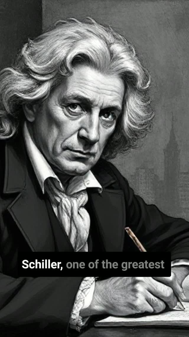 The Forbidden Visit of Schiller to Mannheim - "The Robbers."#schiller #writer #drama